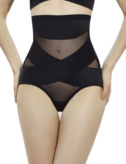 Basic Shaping Black High Waisted Booty Lifter Crossover