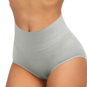 Flatten Tummy Grey Seamless Butt Lifting Panty Warm Uterus Cool Fashion
