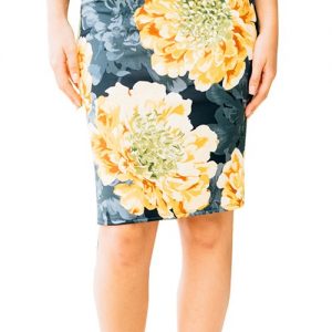 Form-Fitting Design Multi Color Skirt High Rise