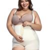 Zip Hooks Latex Open Crotch Nude Body Shaper Big Size Potential Reduction