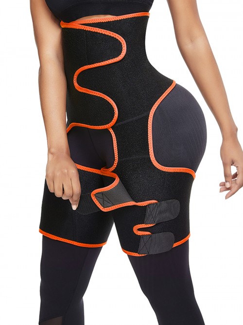 Enhancer Black Neoprene Thigh Trainer Butt Lifting Secret Slimming