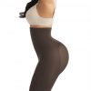 Dark Brown Tummy Control Seamless Butt Enhancer Delightful Garment