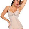 Exquisitely Nude Body Shaper Adjustable Strap Lace Splice Hourglass