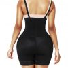High Waist Butt Lifter Lace Black Removable Pads Body Slimmer