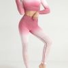 Simply Chic Pink Patchwork Seamless Athlete Suit Hollow