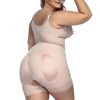 Sleek Nude Boyleg Body Shaper Adjustable Straps Waist Slimmer