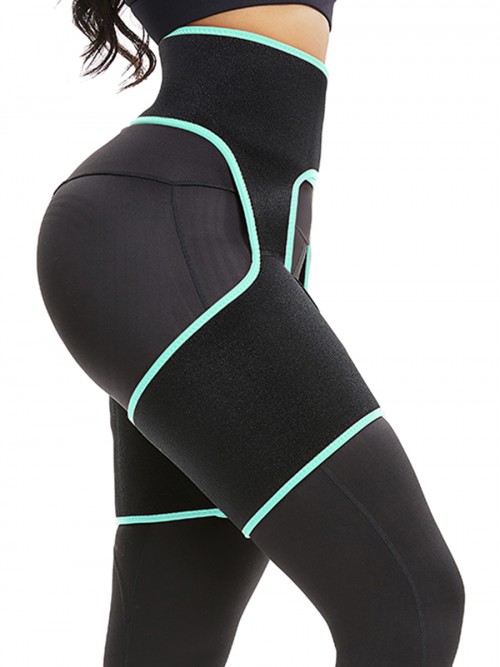 Slim Light Green Butt Lifting Neoprene Thigh Shaper Soft-Touch