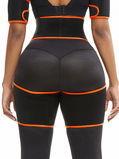 Slim Orange Butt Lifting Neoprene Thigh Shaper Soft-Touch